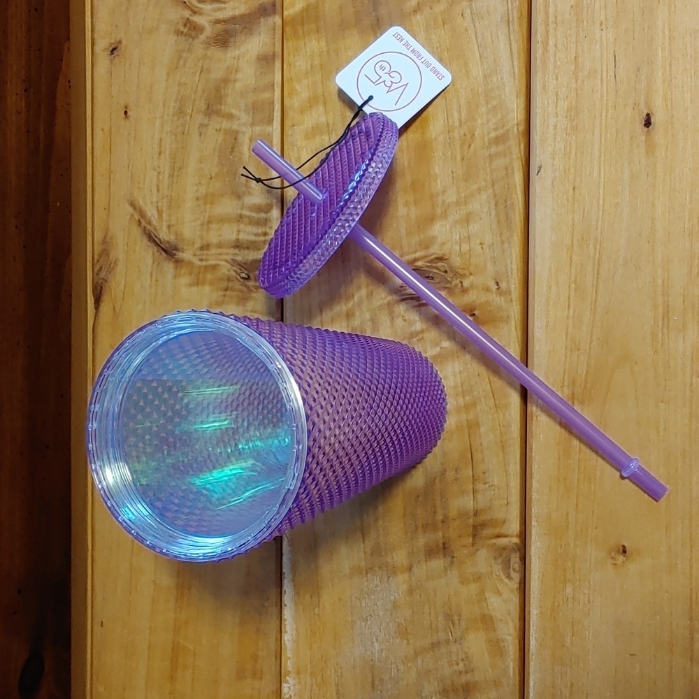 💚NWT LILAC DRINK TUMBLER - Picture 4 of 6